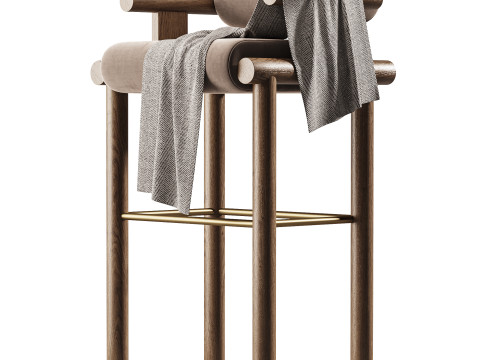 Laguna Bar Chair 3D Model