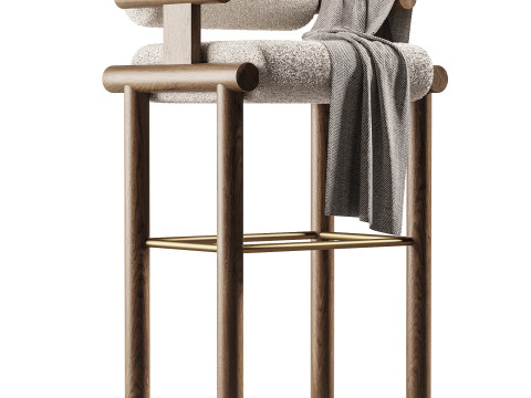 Laguna Bar Chair 3D Model