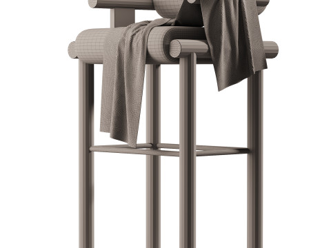 Laguna Bar Chair 3D Model