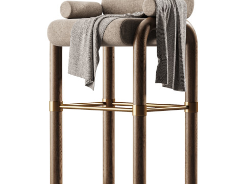 Brenna Bar Chair 3D Model
