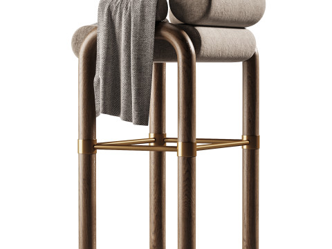 Brenna Bar Chair 3D Model