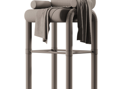 Brenna Bar Chair 3D Model