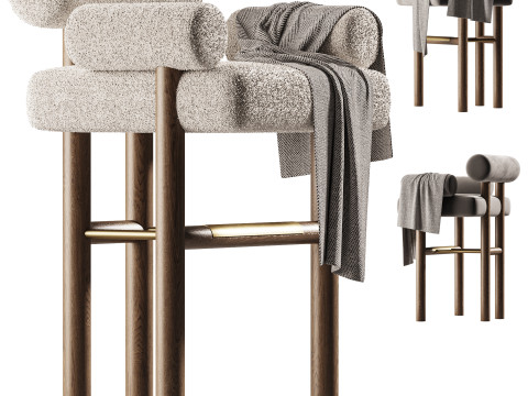 Conley Bar Chair 3D Model