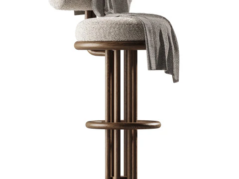 Kaya Bar Chair 3D Model