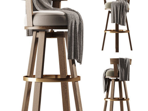 创世纪吧椅 3D 模型