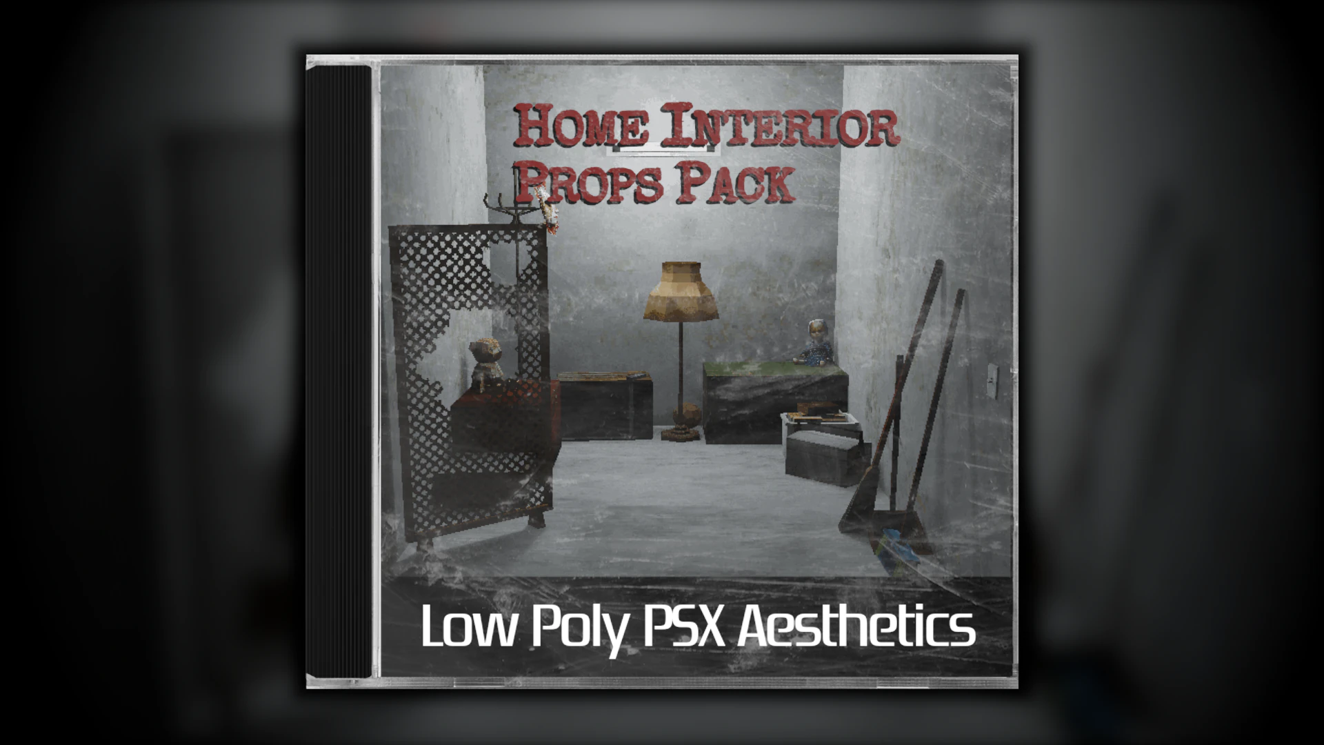 PSX Low-Poly Home Interior Props Pack 3D Model .c4d .max .obj .3ds .fbx .stl .blend 