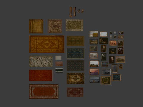 PSX Low-Poly Home Furniture Appliances Pack 3D Model