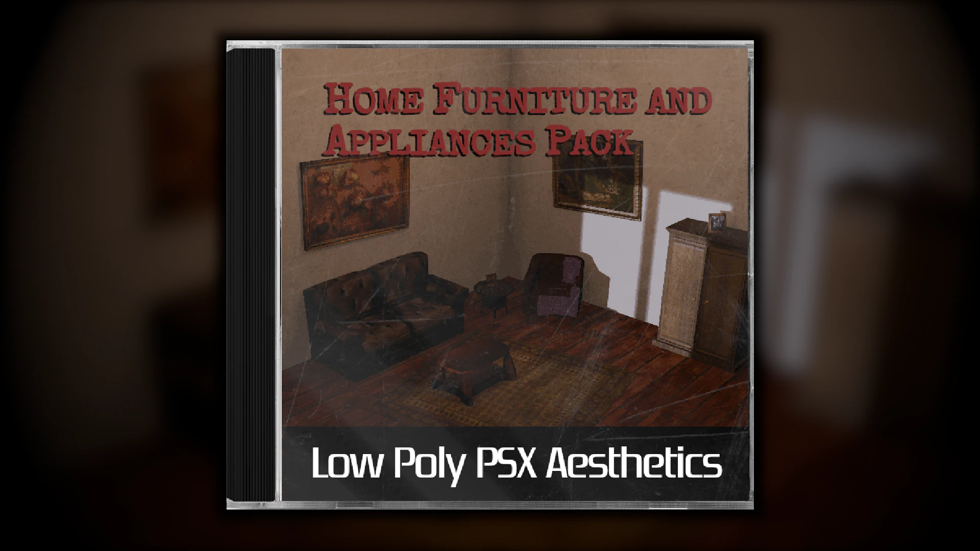 PSX Low-Poly Home Furniture Appliances Pack 3D Model .c4d .max .obj .3ds .fbx .stl .blend 