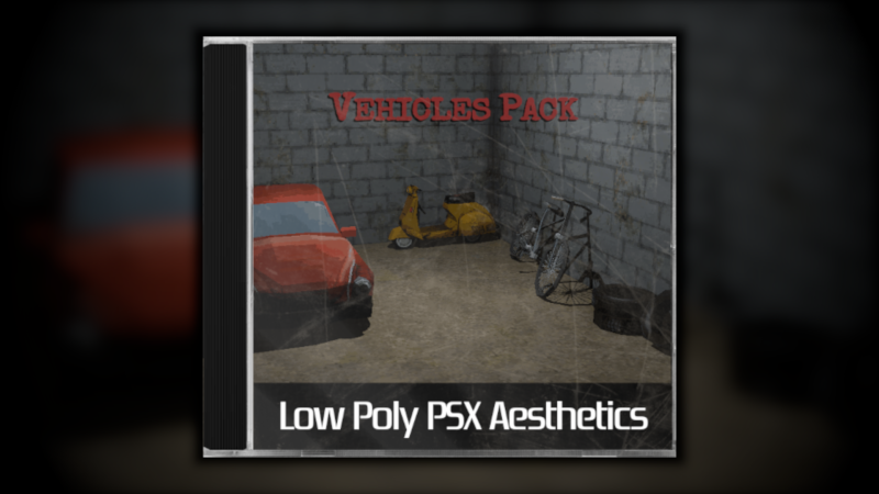 PSX Low-Poly Vehicles Pack 3D Model .c4d .max .obj .3ds .fbx .stl .blend