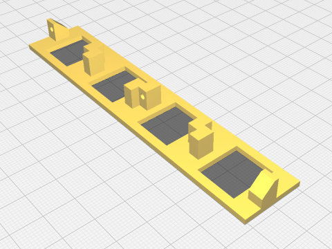 PTK 7350MG-D 伺服安装座 3D 打印模型