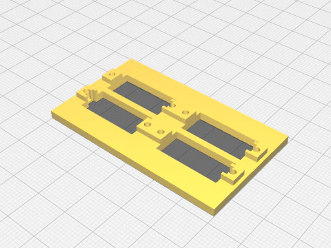 PTK 7350MG-D servo mount 3D Print Model