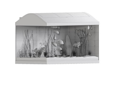 Acquario Modello 3D