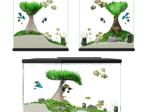 Acquario Modello 3D