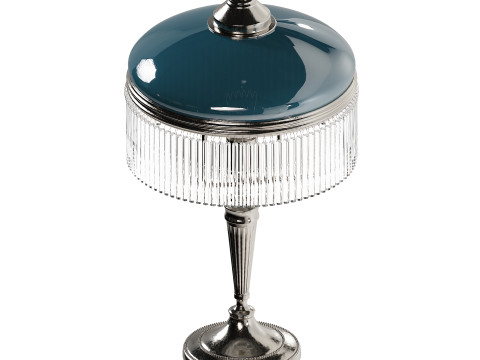 Art Deco Coated table lamp 3D Model