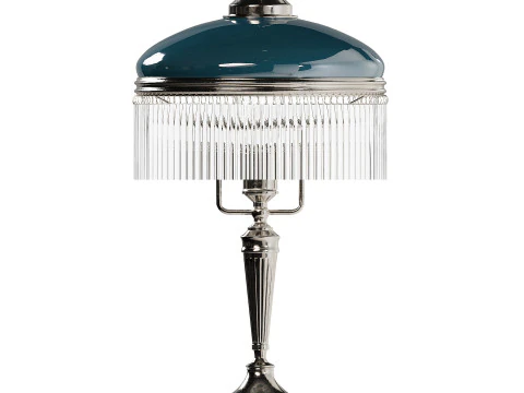 Art Deco Coated table lamp 3D Model