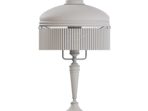 Art Deco Coated table lamp 3D Model