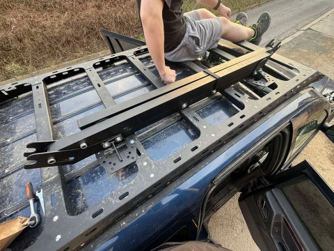 Hammock system for the roof of the car 3D Model