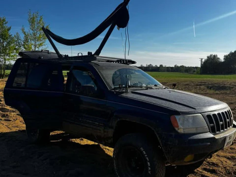 Hammock system for the roof of the car 3D Model