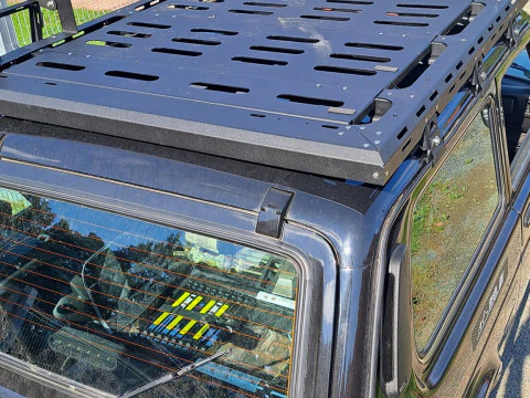 Roof Rack with Ladder - LADA NIVA 3D Model