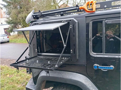 Jeep JK wrangler cam raflı sert-yumuşak &uuml;st kapak 3D Model