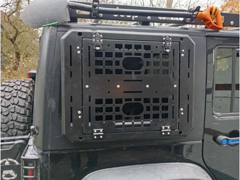 Jeep JK wrangler window hard-soft top cover with shelf 3D Model