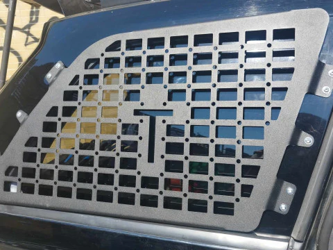 Jeep WK1 windows cover molle system 3D Model