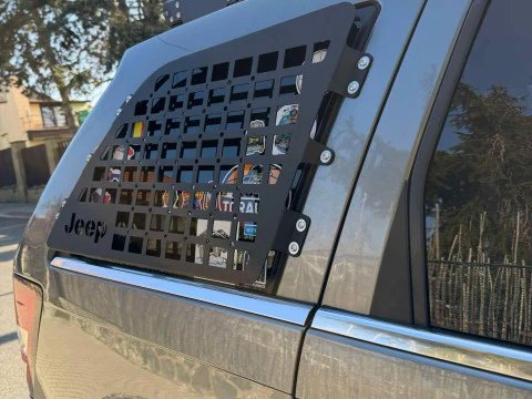 Jeep WK1 windows cover molle system 3D Model