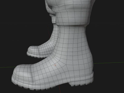 Hazmat Suit Rigged 3D Model