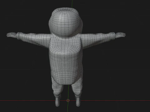 Hazmat Suit Rigged 3D Model
