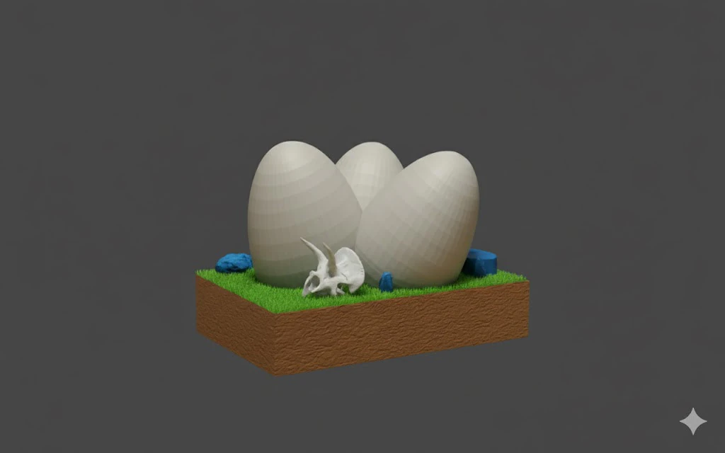 Reptile cave with AntiEscape Feeder EasytoClean 3D Printable Model 3D Print Model .c4d .max .obj .3ds .fbx .stl .blend 