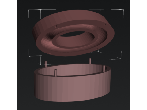 AntiEscape Feeder EasytoClean 3D Printable Model 3D Print Model