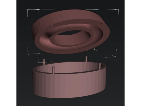 AntiEscape Feeder EasytoClean 3D Printable Model 3D Print Model