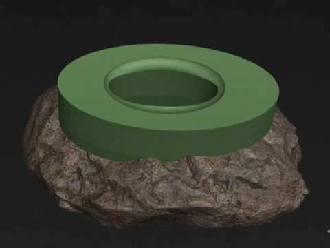 AntiEscape Feeder EasytoClean 3D Printable rock model 3D Print Model