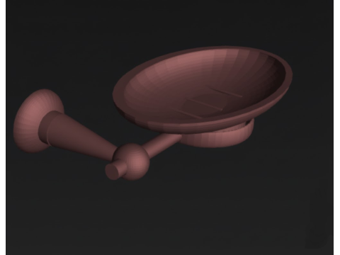 Wall soap holder 3D Print Model