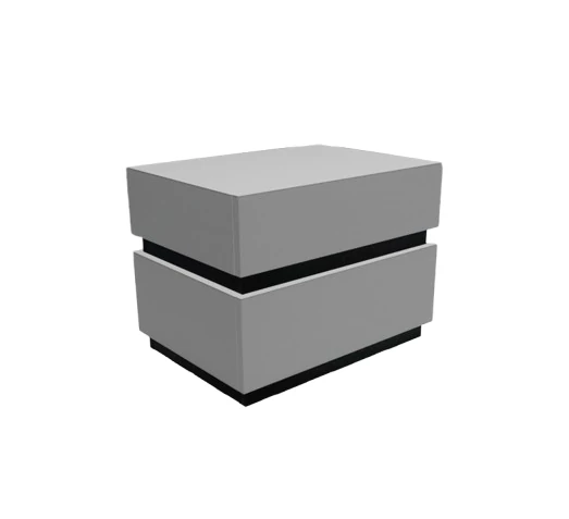 Modern Minimalist Nightstand - Bedside Table 3D Model .c4d .max .obj .3ds .fbx .stl .blend