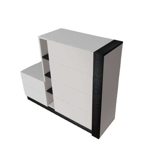 モダンなモジュラー引き出しキャビネットセット高品質 3D 家具モデル 3Dモデル .c4d .max .obj .3ds .fbx .stl .blend