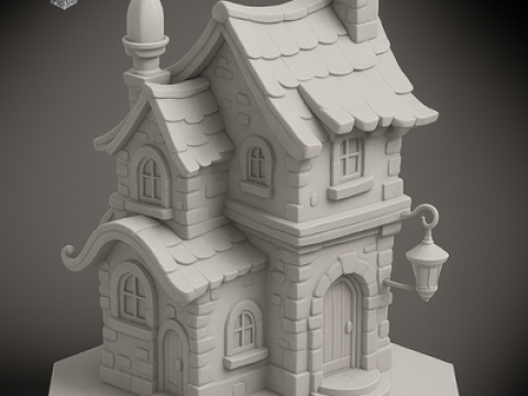 Medieval cottages from WorkShop3D 3D Print Model