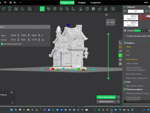 Średniowieczne chaty z WorkShop3D Model do druku 3D