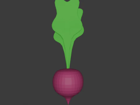 Stylized Vegetables Pack Low Poly 3D 3D Model