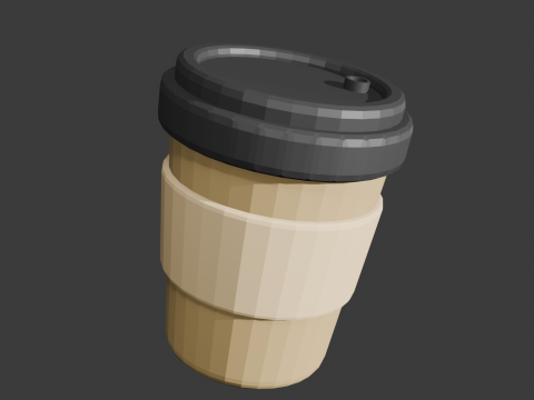 Stylized Drinks Pack low poly game ready Low-poly 3D Model