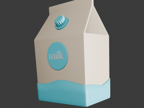 Stylized Drinks Pack low poly game ready Low-poly 3D Model