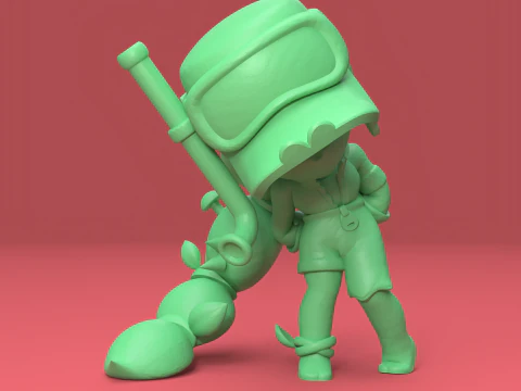 Alli Original - Brawl Stars 3D Print Model