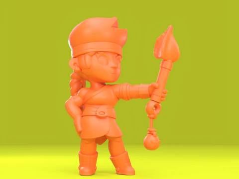 Bursztynowy oryginał - Brawl Stars Model do druku 3D