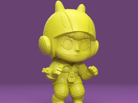 Bea Original - Brawl Stars 3D Print Model