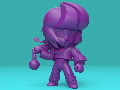 Bibi Original - Brawl Stars 3D Print Model