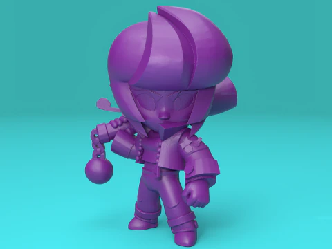 Bibi Original - Brawl Stars Modèles 3D en vedette