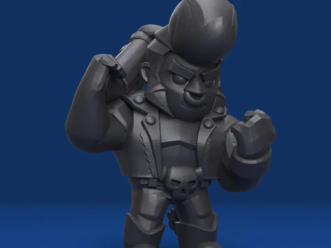 Bull Original - Brawl Stars Modèles 3D en vedette