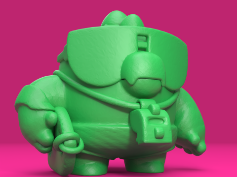 Buzz Asli - Bintang Brawl Model Cetak 3D