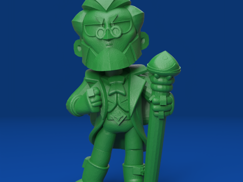 Byron Original - Brawl Stars 3D Print Model