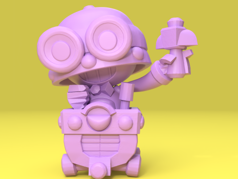 Carl Original - Brawl Stars 3D Print Model